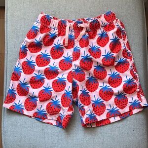 Hanna Andersson Strawberry Swim Shorts